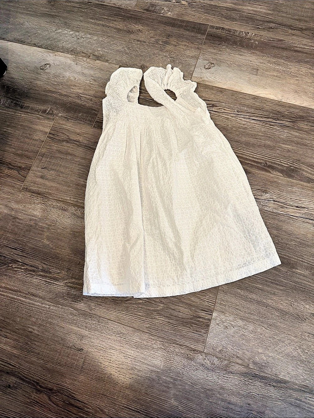 little earthling Girls White Sundress Size 3-4Y